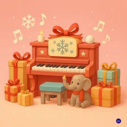 Cute Christmas music with toy piano - Fairy Tale & Christmas Music