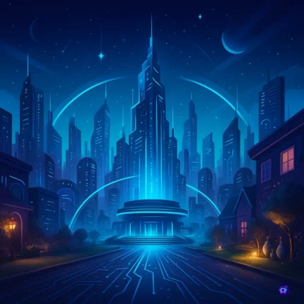 Futuristic theme music base cover – Modern Music