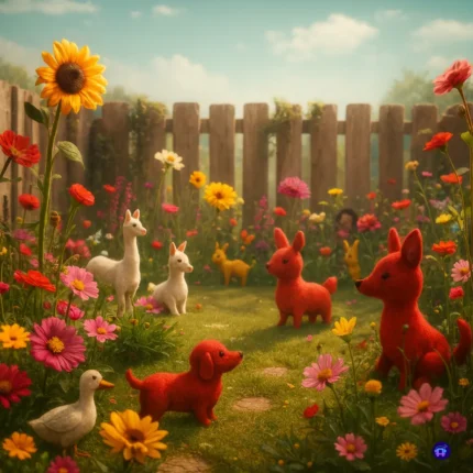 Kids play with flowers rhyme – Rhyme Instrumental