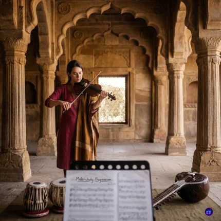 Solo violin with melancholic progression – Sad Instrumental