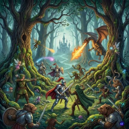 Epic fairy tale battle in the forest music – Soft & Relax Instrumental